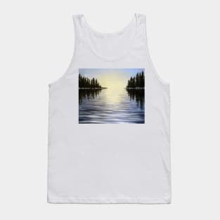 Signal - lake landscape painting Tank Top